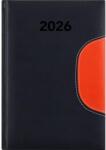 Dayliner Naptár, tervező, B6, heti, DAYLINER "Memphis", fekete-narancs (NMB6FKNU) - jatekotthon