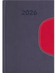 Dayliner Naptár, tervező, B6, heti, DAYLINER "Memphis", szürke-piros (NMB6SZPU) - jatekotthon