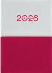 Dayliner Naptár, tervező, B6, heti, DAYLINER "Contrast", fehér-piros (NCB6FPU) - jatekotthon