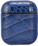TERRATEC Casti Terratec Husa AirPods AirBox Crocodile Pattern Blue (306841)