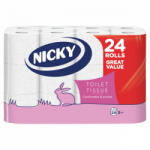 Nicky toalettpapír 3 rétegű 24 tekercses
