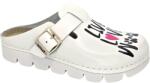 Dr Feet Saboti medicali Dr Feet 1100 alb - Live Love Woof - dama (MARIMEA: 41) (9406)