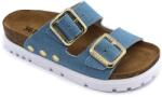 Leon Klompe Papuci cu talpa ortopedica Leon 6010 jeans - dama (MARIMEA: 37) (9253)