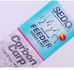 SEDO Carbon Carp Crystal Monofil Feeder rig - Előkötött Feeder előke - 12-es 0.20mm-es monofil damil (24630)