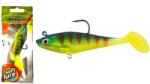 Wizard Swimbait - Paddle Long - 3 Inch - Green-redtiger (86916393) - fishingoutlet