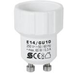 HOME E14/GU10 foglalatátalakító adapter, max. 0, 3 A (E14/GU10) - fishingoutlet