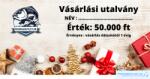  Ajándékutalvány 50.000 ft - fishingoutlet
