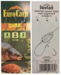 EuroCarp Előkötött feeder előke csaliszigonnyal Chinu-4; 10 cm; 12 lbs (EC-STP028)