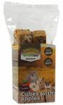 Nature Land Cubes with apples - kiegészítő eleség (almával) kisrágcsálók részére (90g)