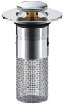 Leziter Lefolyódugó szűrővel rozsdamentes acél 80 mm (LLSZ-80)
