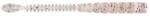 Mustad Aji Beaver Tail 2.5'' Clear Purple Glitter 12db/csomag (m8055012)