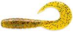 Fishup Fishup_mighty Grub 3.5" (7pcs. ), #036 - Caramel/green & Black (fhl55108)