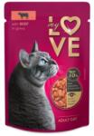 My Love teljes értékű, szaftos alutasak felnőtt macskáknak Marhával 85g - fishingoutlet