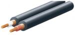 USE SAL KN 6 árnyékolt vezeték, 2 ér, 0, 08 mm2, fekete, 100 m/ tekercs 1 db-os kiszerelés! (KN 6)