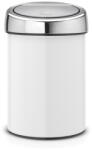 Brabantia Кош за смет Brabantia Touch Bin 3L, White (647216) - topmall