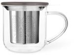 VIVA Чаша за чай с цедка VIVA Minima 400ml, сиво капаче за запарка (1006985) - topmall