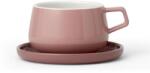 VIVA Чаша за чай с подложна чинийка VIVA Classic Stone Rose 250ml, порцелан (1006996) - topmall