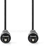 Nedis CAGL25000BK100 optikai audio kábel, TosLink dugó, hossz 10m (CAGL25000BK100) (CAGL25000BK100)