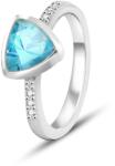 Beneto Exclusive Ezüst gyűrű világoskék topázzal TOPAGG2 54 mm