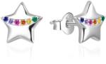 Agato Ezüst fülbevaló Csillaghal színes cirkónium kövekkel AGT-E165PC