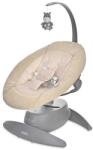 Lorelli Leagan electric Lorelli Bella Beige Dots, rotativ, panel muzical, greutate maxima suportata 9 Kg, Bej Sezlong balansoar bebelusi
