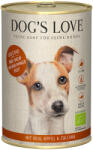 DOG’S LOVE 24x400g Dog's Love Organic Bio marha nedves kutyatáp
