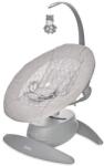 Lorelli Leagan electric Lorelli Bella Grey Trees, rotativ, panel muzical, greutate maxima suportata 9 Kg, Gri Sezlong balansoar bebelusi