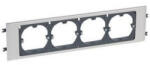 Legrand DLP alu keret négyes D60 szerelvény 85 mm fedélhez - 11170 (11170)