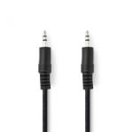 Nedis 3.5 mm Jack sztereó audio kábel 2m fekete (CAGL22000BK20) (CAGL22000BK20)