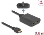 Delock HDMI 2.0 Elosztó Fekete 60cm 18650 (18650)