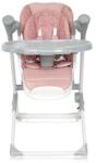 Lorelli Scaun de masa si leagan electric Lorelli Ventura Peach Beige Stars, maxim 15kg, inaltime ajustabila 6 pozitii Scaun de masa bebelusi, inaltator