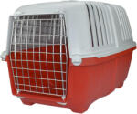 MPS PRATIKO 3 METAL, Cusca transport animale, rosie, 60x39x40 cm