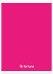 Fortuna Füzet vonalas FORTUNA Monocolor A/5 32 lapos magenta - pepita