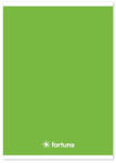 Fortuna Füzet vonalas FORTUNA Monocolor A/5 32 lapos zöld - pepita