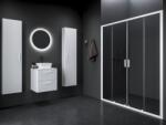 RAVAK Blix II uși de duș 150 cm culisantă alb mat/sticlă transparentă 0YMP0E00Z1 (0YMP0E00Z1)