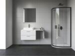 RAVAK Blix II cabină de duș 80x80 cm semicircular negru mat/sticlă transparentă 3BM40300Z1 (3BM40300Z1)