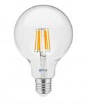 GTV bec cu led 1x8 W 3000 K E27 LD-G95FLE8-30 (LDG95FLE830)
