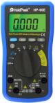 HoldPeak 90E Digitális multiméter, VDC, VAC, ADC, AAC, ellenállás, kapacitás, hőmérséklet, frekvencia, dióda. - 00084448