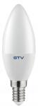 GTV bec cu led 1x8 W 3000 K E14 LD-SMDC37-80 (LDSMDC3780)