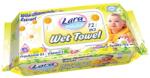 Lara Șervețele umede cu capac Lara Baby Soft - Muşeţel, Provitamin B5, Vitamin E, 72 buc (54003)