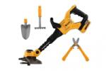 Teddies Fierăstrău cu accesorii din plastic de 52 cm pe baterie cu sunet (TD00861751) Set bricolaj copii