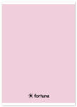 Fortuna Füzet vonalas FORTUNA Monocolor A/5 32 lapos pasztell rózsaszín