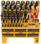 TOLSEN TOOLS TOLSEN set de șurubelnițe, suport de perete, 100 buc (20185) Trusa unelte