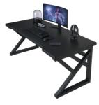 RoHS Extreme1 Gamer Íróasztal 120x60 cm Matt Fekete - Modern, Stabil és Ergonomikus Kialakítás
