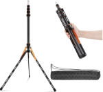 Mikrosat Nano 220 Karbon Kompakt Lámpaállvány (max. 2, 5kg, 220 cm)
