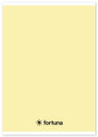 Fortuna Füzet vonalas FORTUNA Monocolor A/5 32 lapos pasztell sárga (61230)
