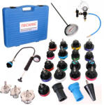 TC Technic Hűtőrendszer szivárgásmérő, radiátor teszter (28 darabos) TC Technic DN-G1029