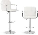 Miadomodo Bárszék 2 db karfás fehér (BRHK02ws-2er)