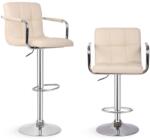 Miadomodo Bárszék 2 db karfás bézs (BRHK02bg-2er)