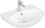 Villeroy & Boch O. Novo mosdótál 55x44 cm félkör alakú klasszikus fehér fényes 4A405501 (4A405501)
